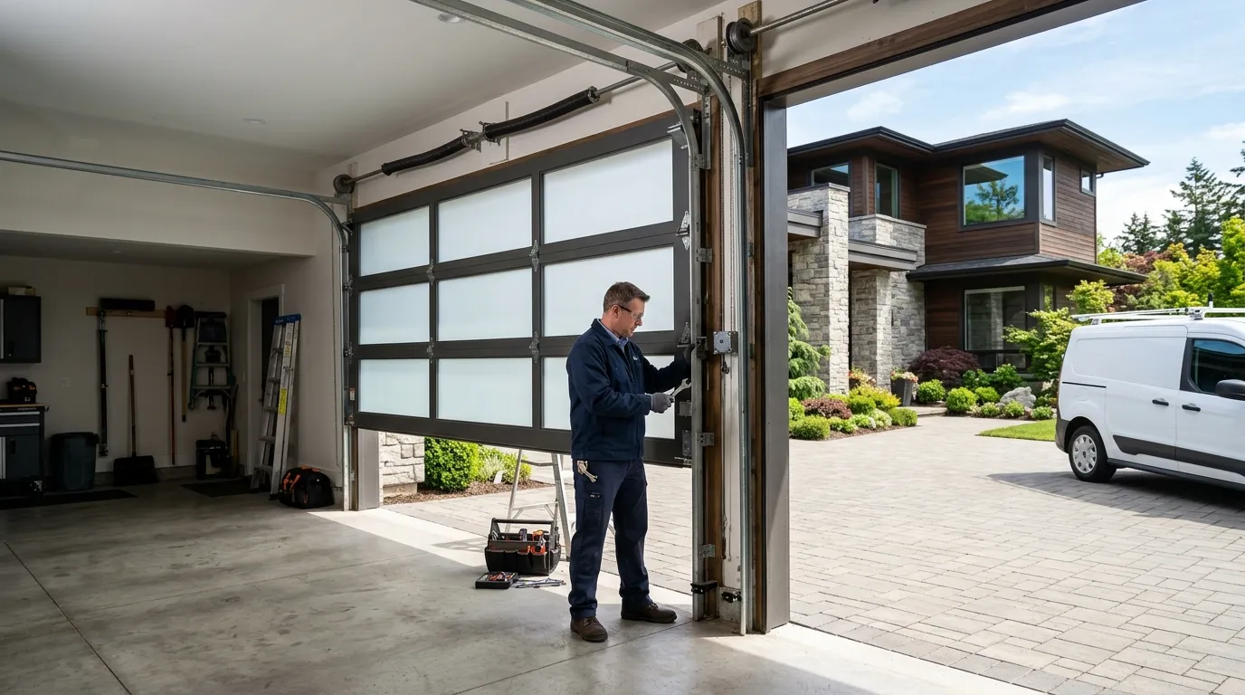 Garage door work by Fort Worth Garage Door Co in Fort Worth, TX